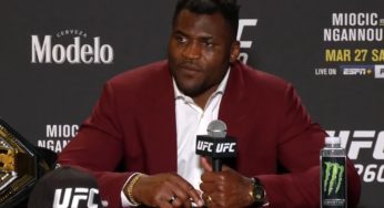 Francis Ngannou elogia Jon Jones, mas afirma que Miocic é um oponente mais duro