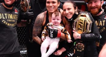 Maior atleta da história do MMA feminino, Amanda Nunes anuncia nascimento da segunda filha