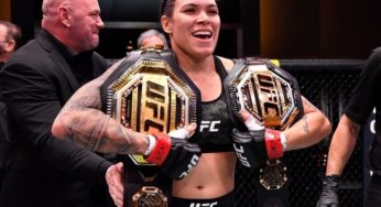 Amanda Nunes revela que não irá abandonar a divisão das penas: ‘Continuarei defendendo o cinturão’