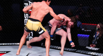 Cara de Sapato e Cezar Mutante vencem no primeiro round e brilham no card preliminar da PFL 2