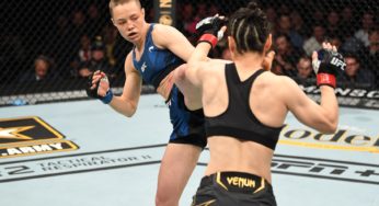 Rose Namajunas e Weili Zhang estão empatadas nas casas de apostas para o UFC 268