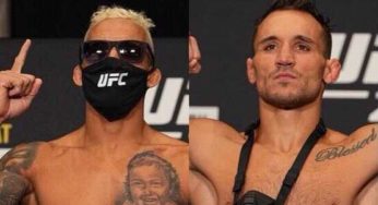 Primeiro a se pesar, Do Bronx crava limite dos leves e confirma disputa de título contra Chandler no UFC 262