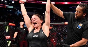 IMAGEM FORTE: Lauren Murphy vence, mas deixa octógono do UFC 263 com olho inchado