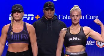 Invicta na carreira, Kayla Harrison mede forças contra Cindy Dandois na luta principal da PFL #6