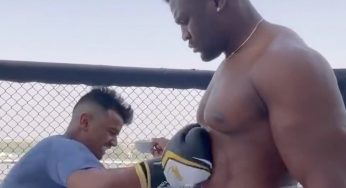 Vídeo: Francis Ngannou aceita ‘desafio inusitado’ e resiste a golpes na barriga