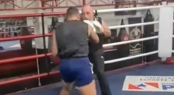 Vídeo: Popó registra treino de boxe e volta a provocar Whindersson Nunes: ‘Assina logo esse contrato’