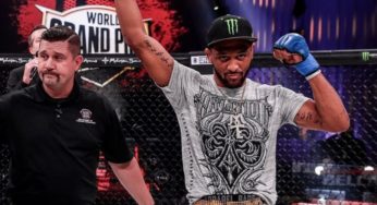 AJ McKee apaga Patrício Pitbull, faz história e conquista cinturão dos penas no Bellator 263