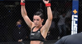 VÍDEO: Assista o nocaute brutal sofrido pela brasileira Glorinha de Paula no UFC Las Vegas 33