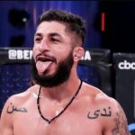 Sabah Homasi em vitória no Bellator. Foto: Reprodução/Instagram