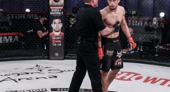 Primo de Khabib, Usman Nurmagomedov dá mais um show e finaliza Patrik Pietila no Bellator 269