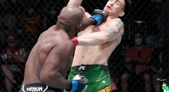 IMAGEM FORTE! Lutador sofre grave lesão no joelho após chute oblíquo no UFC Las Vegas 36