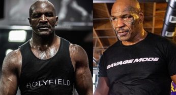 Rival de Belfort, Holyfield ‘esquece’ brasileiro e garante que Tyson é seu maior alvo no retorno ao boxe