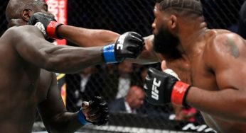 IMAGEM FORTE: Curtis Blaydes vence Jairzinho Rozenstruik, mas termina com ‘olho fechado’ no UFC 266