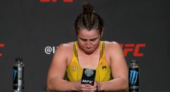 Emocionada, Norma Dumont desabafa sobre corte de peso e valoriza importância de treinos no UFC