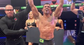 Em combate eletrizante, Raush Manfio faz história e embolsa prêmio de US$ 1 milhão da PFL