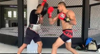 VÍDEO: Após nocaute em estreia no UFC, Alex Poatan exibe treino e impressiona por velocidade nos golpes