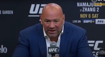 Dana White confirma que Justin Gaethje e Michael Chandler foram ao hospital após ‘guerra’ no UFC 268