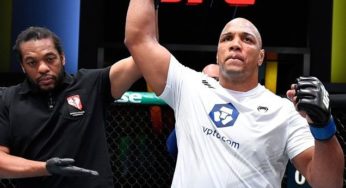 Marcos Pezão diz que não se surpreendeu com nocaute em Ben Rothwell: ‘Vim para dar show’