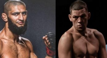 Khamzat Chimaev reafirma desejo de enfrentar Nate Diaz: ‘vou esmagar aquele garoto’