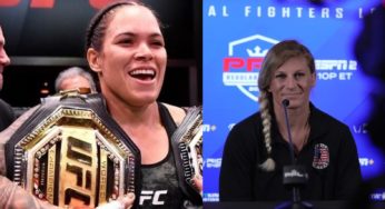 ‘Na espera’ de Kayla Harrison, Amanda Nunes prefere não opinar sobre o futuro da norte-americana: ‘Que ela tome a decisão certa’