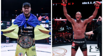 Yaroslav Amosov defende cinturão meio-médio do Bellator contra Michael Page em maio