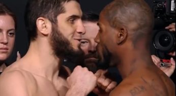 Islam Makhachev e Bobby Green protagonizam encarada tensa antes de duelo no UFC Vegas 49; veja