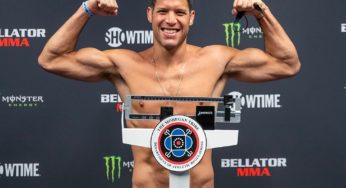 Neiman Gracie passa com tranquilidade pela balança e confirma luta principal do Bellator 274