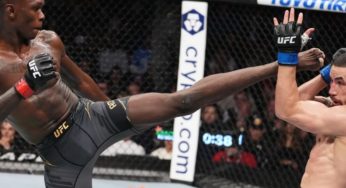 Superado por Adesanya no UFC 271, Whittaker se rende ao talento do campeão: ‘Não vai perder para ninguém’