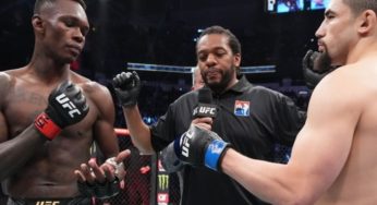 Adesanya provoca Robert Whittaker após vitória do rival no UFC Paris