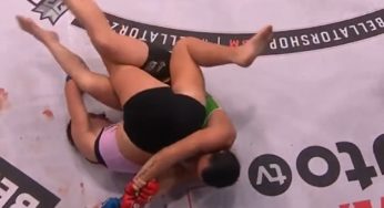 IMAGEM FORTE: Lutadora quase tem o braço quebrado, mas se recusa a bater em desistência no Bellator 275