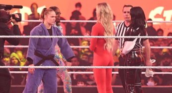 De kimono, Ronda Rousey se apresenta na WWE e revela inspiração em lenda brasileira