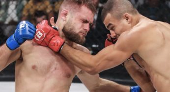 IMAGEM FORTE: Derrotado por Adam Borics no Bellator 276, Mads Burnell fica com ‘olho fechado’ após a luta