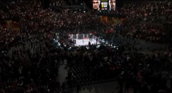 VÍDEO: Briga generalizada entre torcedores obriga GLORY Kickboxing a interromper evento na Bélgica