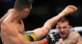 Renato Moicano é levado ao hospital após derrota para Rafael dos Anjos no UFC 272