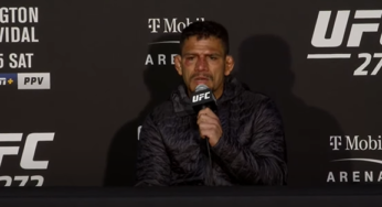 Após retorno com vitória, Rafael dos Anjos cita Conor McGregor como alvo para próxima luta