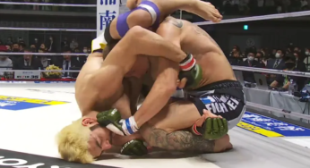 VÍDEO: Com mais um triângulo, Roberto Satoshi ‘se vinga’ de Johnny Case e defende cinturão do RIZIN