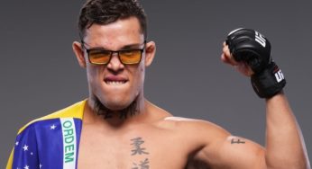 Caio Borralho é adicionado ao top 15 dos médios no UFC e se manifesta nas redes sociais