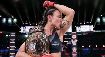 VÍDEO: Assista às encaradas para o Bellator 278, com campeã brasileira Juliana Velasquez como atração principal . AO VIVO!