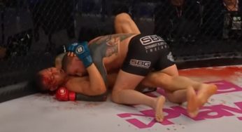 Único brasileiro do card preliminar, Alan Carlos estreia com derrota em luta sanguenta no Bellator 281