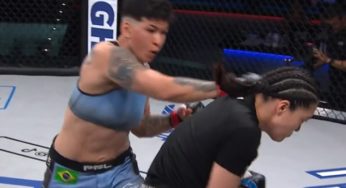 Larissa Pacheco tem bela atuação, vence por nocaute e soma seis pontos na PFL #3