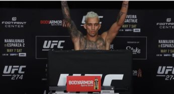 Funcionário do Ultimate se defende de críticas após polêmica de Charles do Bronx com balança no UFC 274