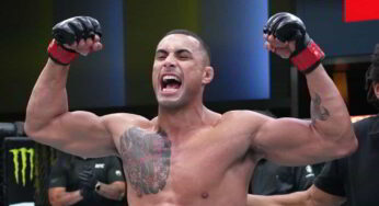 Lutador em ascensão no UFC diz que está mais perto do que nunca para desafiar Alex Poatan