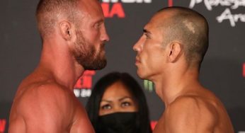 Eficiente na luta agarrada, Killys Mota vence Dan Moret, por pontos, no card preliminar do Bellator 282