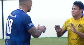 VÍDEO: Nocaute e queda; Fabrício Werdum e Popó simulam briga em jogo festivo