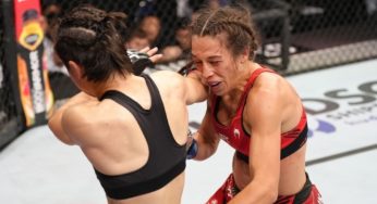 Em nova luta eletrizante, Zhang apaga Jedrzejczyk com nocaute fulminante e aposenta rival no UFC 275