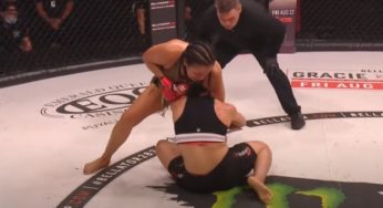 Brasileira comete erro, é finalizada no Bellator 283 e perde a chance de chegar no top 5 dos moscas