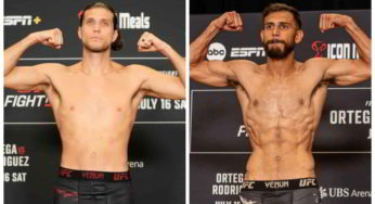 Brian Ortega e Yair Rodriguez batem peso e confirmam luta principal do UFC Long Island