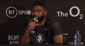 Curtis Blaydes se manifesta após ser retirado de luta com Jaílton Malhadinho