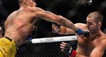 Alex Poatan massacra Sean Strickland com nocaute brutal no UFC 276 e se aproxima de disputa de cinturão