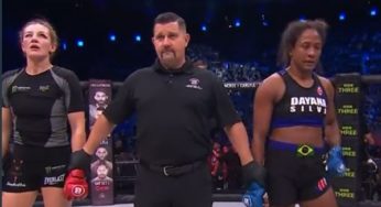 Em duelo emocionante, Dayana Silva mostra garra mas é derrotada por Leah McCourt no Bellator 285